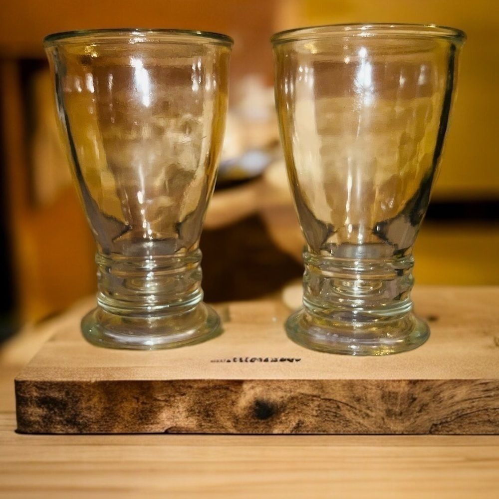 Vintage Shrimp Cocktail~Jelly Jar Glasses #3 & #8